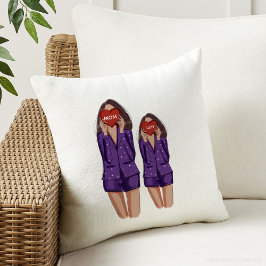 Moeder, dochter, moederdag, cadeau, kussen