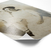 Moeder & Dochter Ovaal Masker Vaste RPPC BW Foto A Foto Afdruk (Hoek)