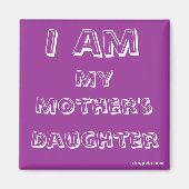 Moeder Dochter Quote Magneet (Voorkant)