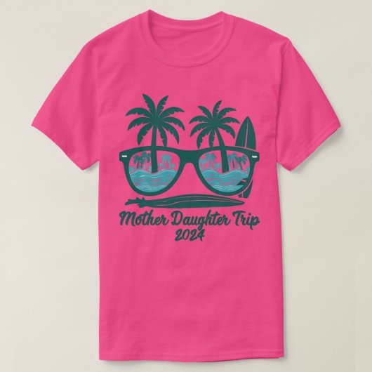 Moeder dochter reis 2024 2 t-shirt (Design voorkant)