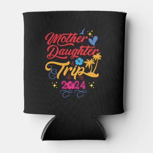 Moeder Dochter Reis 2024 Zomer Familie Matching Blikjeskoeler (Voorkant)