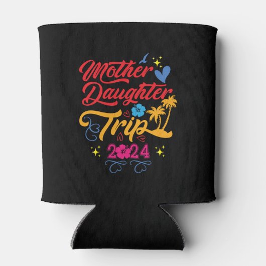 Moeder Dochter Reis 2024 Zomer Familie Matching Blikjeskoeler (Achterkant)