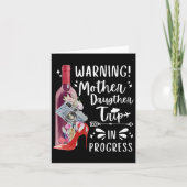 Moeder Dochter Reis 2025 Familie Moeder Matching V Kaart (Voorkant)