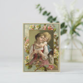 Moeder & Dochter  Reproductie Briefkaart (Staand voorkant)