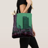 Moeder Dochter Shopping Michigan Ave Chicago 1961 Tote Bag (Dichtbij)