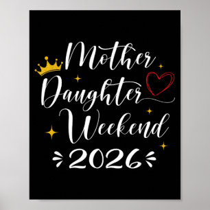 Moeder dochter weekend 2026 meidenreis matching poster