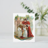 Moeder & Dochters op de Nacht voor Kerstmis Feestdagenkaart (Staand voorkant)