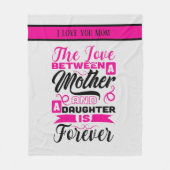 Moeder Doen liefde tekst toevoegen Fleece Deken (Voorkant)