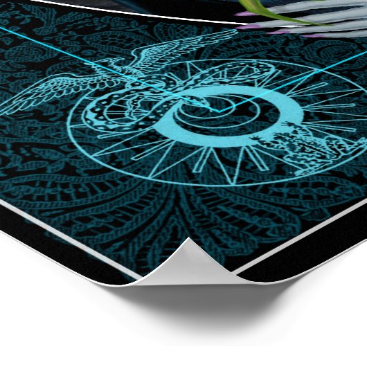 Moeder Donker. Poster (Hoek)