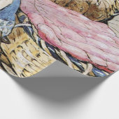 Moeder Dormouse en haar kind - Beatrix Potter Cadeaupapier (Hoek)