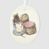 Moeder Dormouse en haar kinderen Kerstmis Ornament (voorkant)