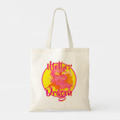 Moeder Draak boodschappentas Tote Bag (Achterkant)