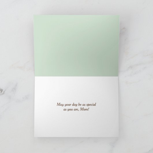 Moeder Duck en Ducking Birthday Kaart (Binnen)