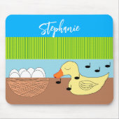 Moeder Duck zingt op haar eieren Muismat (Voorkant)