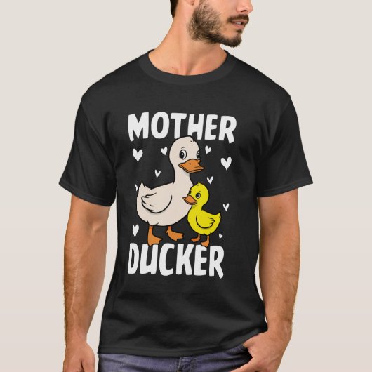 Moeder Ducker T-shirt (Voorkant)