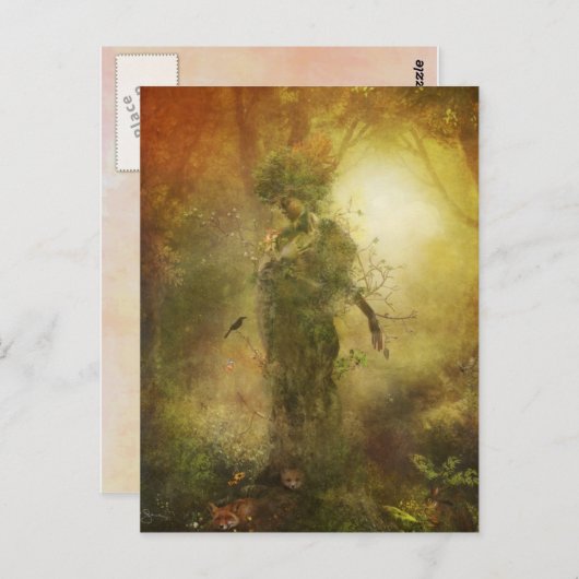 Moeder Earth Briefkaart (Voorkant / Achterkant)