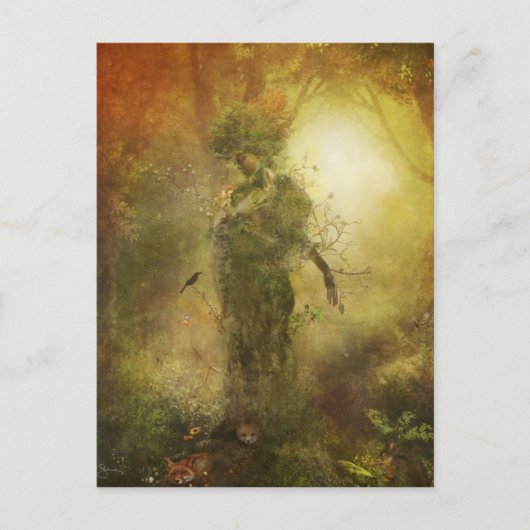 Moeder Earth Briefkaart (Voorkant)