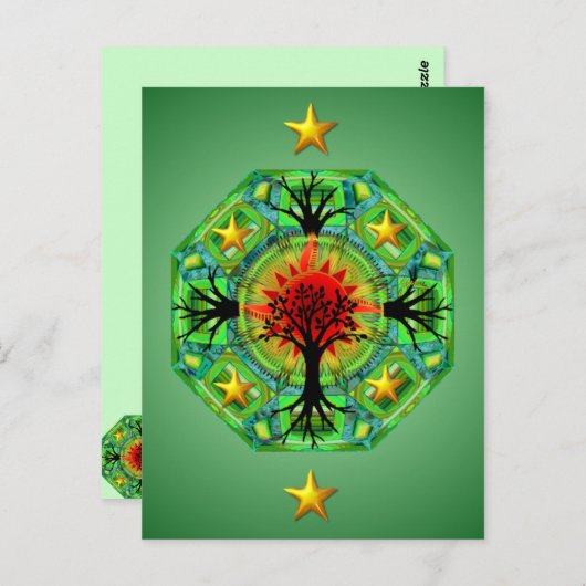 Moeder Earth Briefkaart (Voorkant / Achterkant)