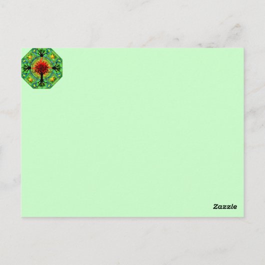 Moeder Earth Briefkaart (Achterkant)