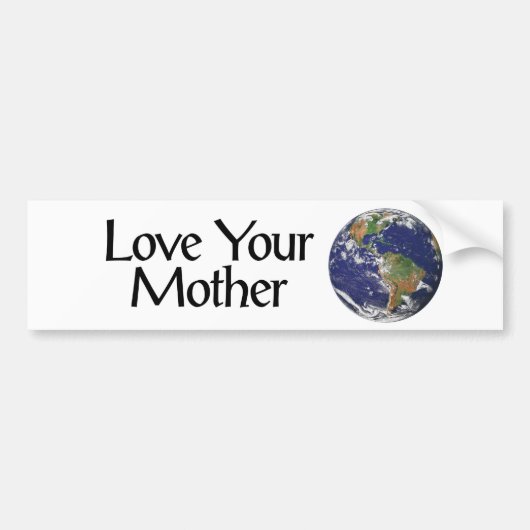 Moeder Earth Bumpersticker (Voorkant)