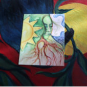 Moeder Earth Gaia Goddess Feestdagenkaart