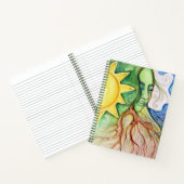 Moeder Earth Gaia Goddess Notitieboek (Binnen)