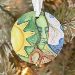 Moeder Earth Gaia Goddess Ornament