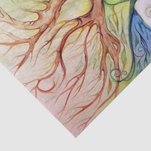 Moeder Earth Gaia Goddess Tissuepapier (Detail)