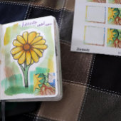 Moeder Earth Gaia Goddess Vierkante Sticker