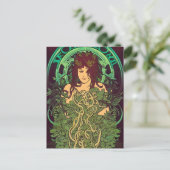 Moeder Earth Glas in lood Briefkaart (Staand voorkant)