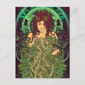 Moeder Earth Glas in lood Briefkaart (Voorkant)