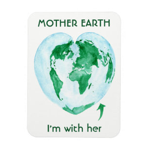 Moeder Earth Magnet - Ik ben bij haar wetenschappe Magneet