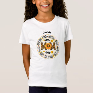 Moeder: een tuin van kracht en liefde ontwerp t-shirt