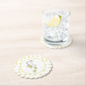 Moeder eend en eendje Baby shower papier Onderzett Kartonnen Onderzetters (Insitu)