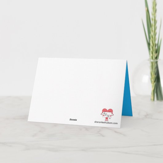 Moeder eend zingt voor haar eieren: Blank Kaart (Achterkant)