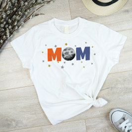 Moeder Eerste Reis Rond de Zon Ruimte 1e Verjaarda T-shirt