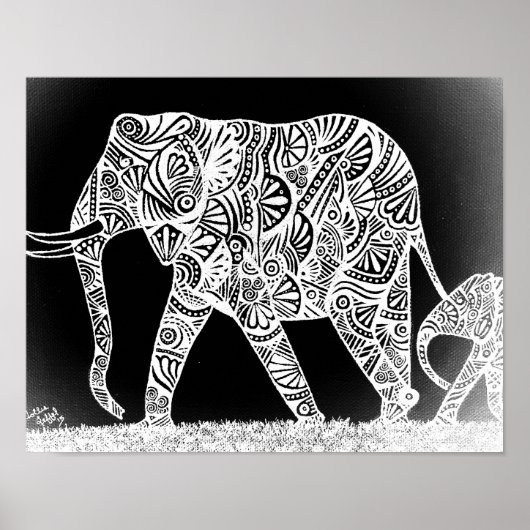 Moeder Elephant Poster (Voorkant)