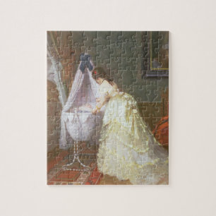 Moeder en Baby, 1869 (olie op het paneel) Legpuzzel