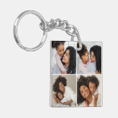 Moeder en baby 4-foto collage sleutelhanger (Voorkant Links)