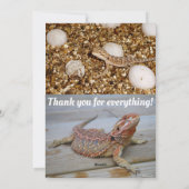 Moeder en Baby baardagaam Feestdagenkaart (Achterkant)