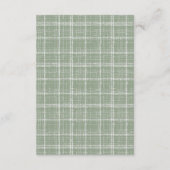 Moeder en baby beer waterverf bosuitnodiging informatiekaartje (Achterkant)