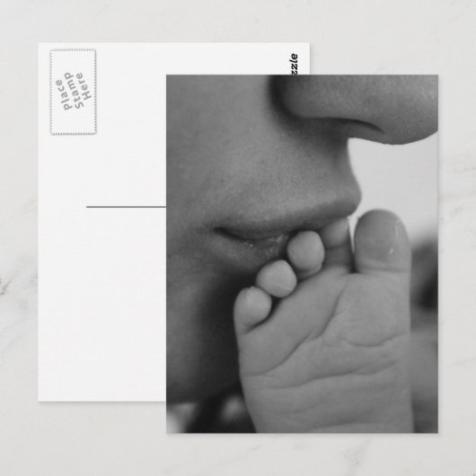 Moeder en Baby Briefkaart (Voorkant / Achterkant)