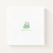 moeder en baby bunny Spiral Notitieboek (Achterkant)
