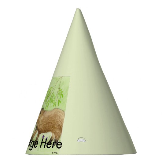 Moeder en Baby Capybara Feesthoedjes (Rechts)