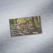 Moeder en Baby Deer in het natuurpark Shenandoah Magnetisch Visitekaartje (Voorbeeld)