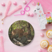 Moeder en Baby Deer in het natuurpark Shenandoah Papieren Bordje (Feest)