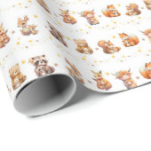 Moeder en Baby Dieren Cadeaupapier (Rol Hoek)