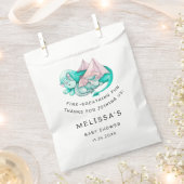 MOEDER EN BABY DRAGON BABY SHOWER BEDANKZAKJE (Geknipt)