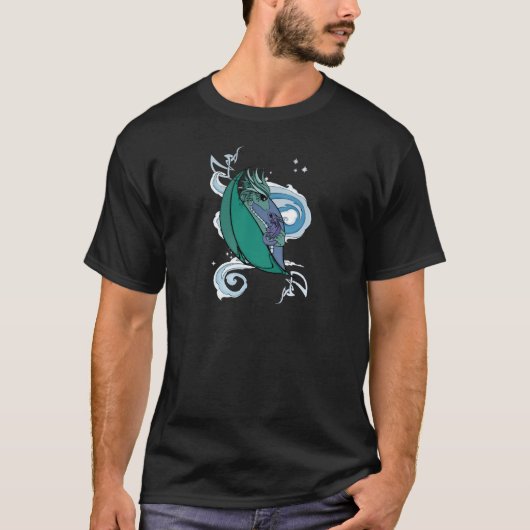 moeder en baby dragon t-shirt (Voorkant)