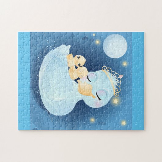 Moeder en Baby Duck Legpuzzel (Horizontaal)